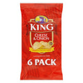 King Cheese and Onion crisps 6 pack