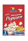 Tayto Salted Microwave Popcorn 3 pack